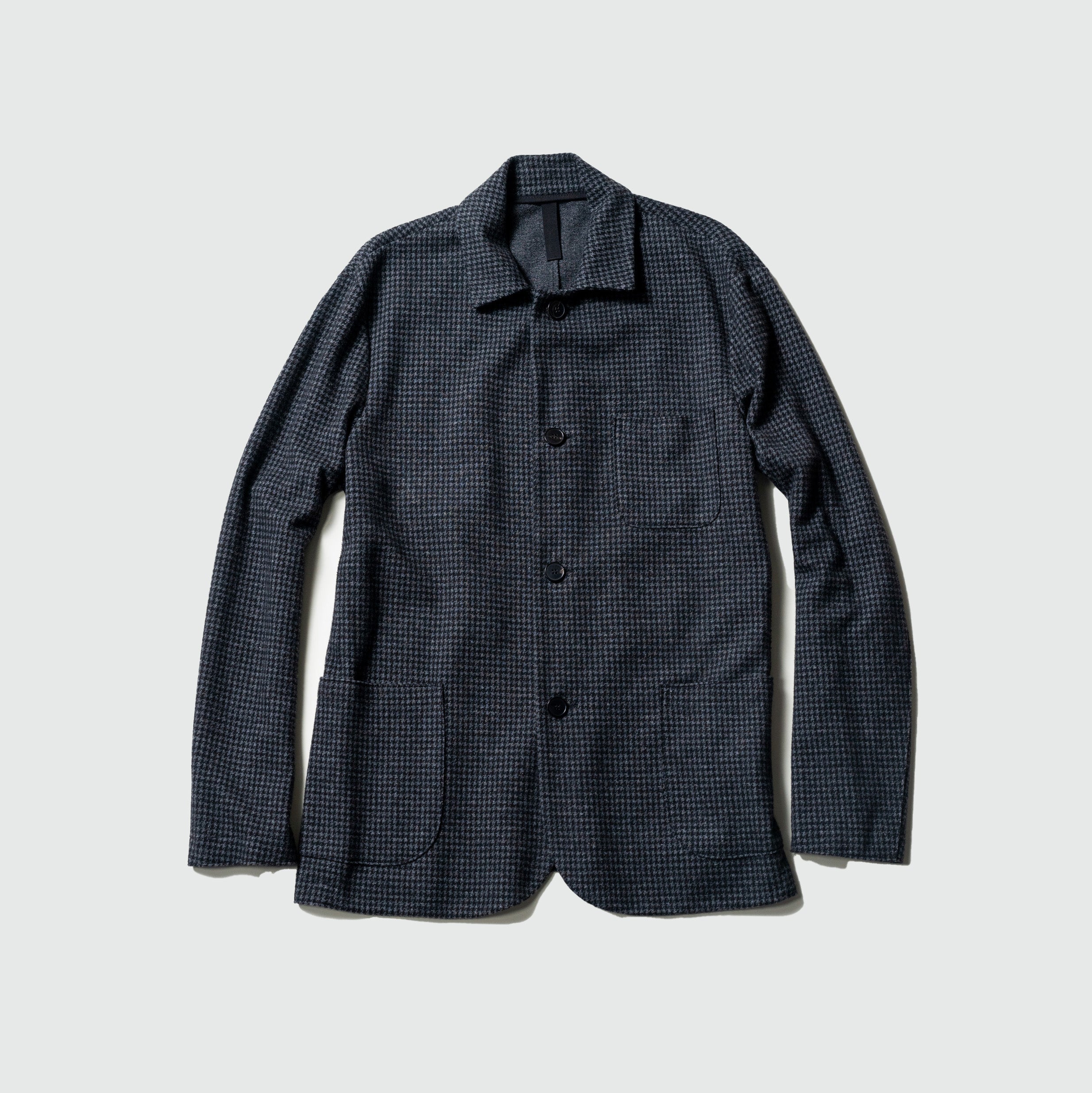 Harris Wharf M Blazer M Dropped Shoulder Jacket, Anthracite