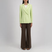 Harris Wharf W Blazer W Double Breasted Bicolor Blazer, Apple