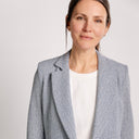 Harris Wharf W Blazer W Double Breasted Bicolor Blazer, Denim
