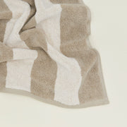 Hawkins New York Bath Simple Striped Terry Bath Mat, Ivory/Flax