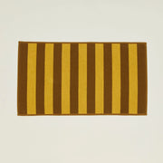 Hawkins New York Bath Simple Striped Terry Bath Mat, Mustard/Bronze