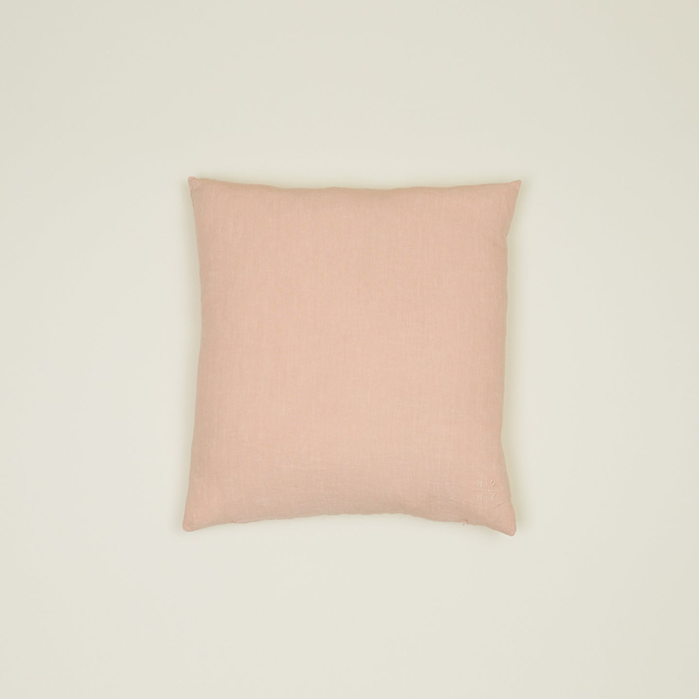 Hawkins New York Bed Simple Linen Pillow - 18x18, Blush