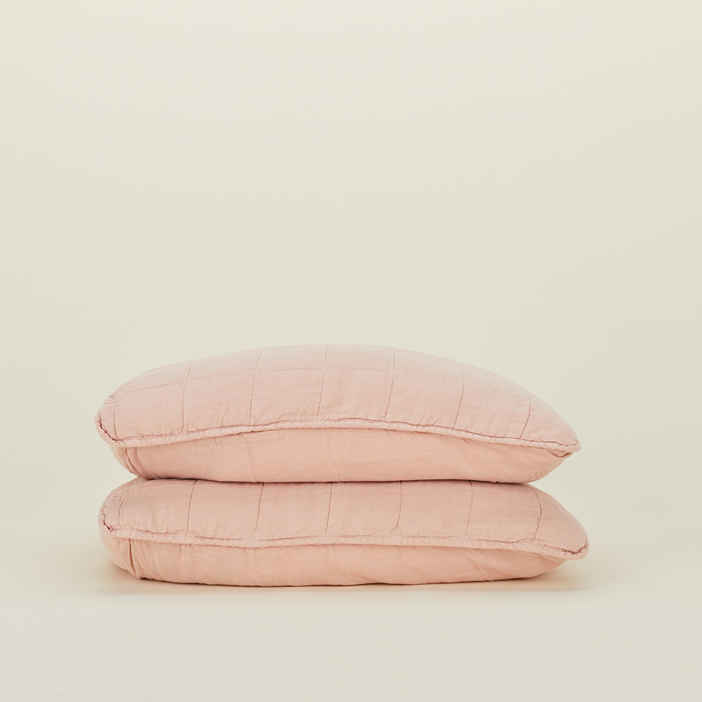 Hawkins New York Bedding Blush Simple Linen Euro Sham