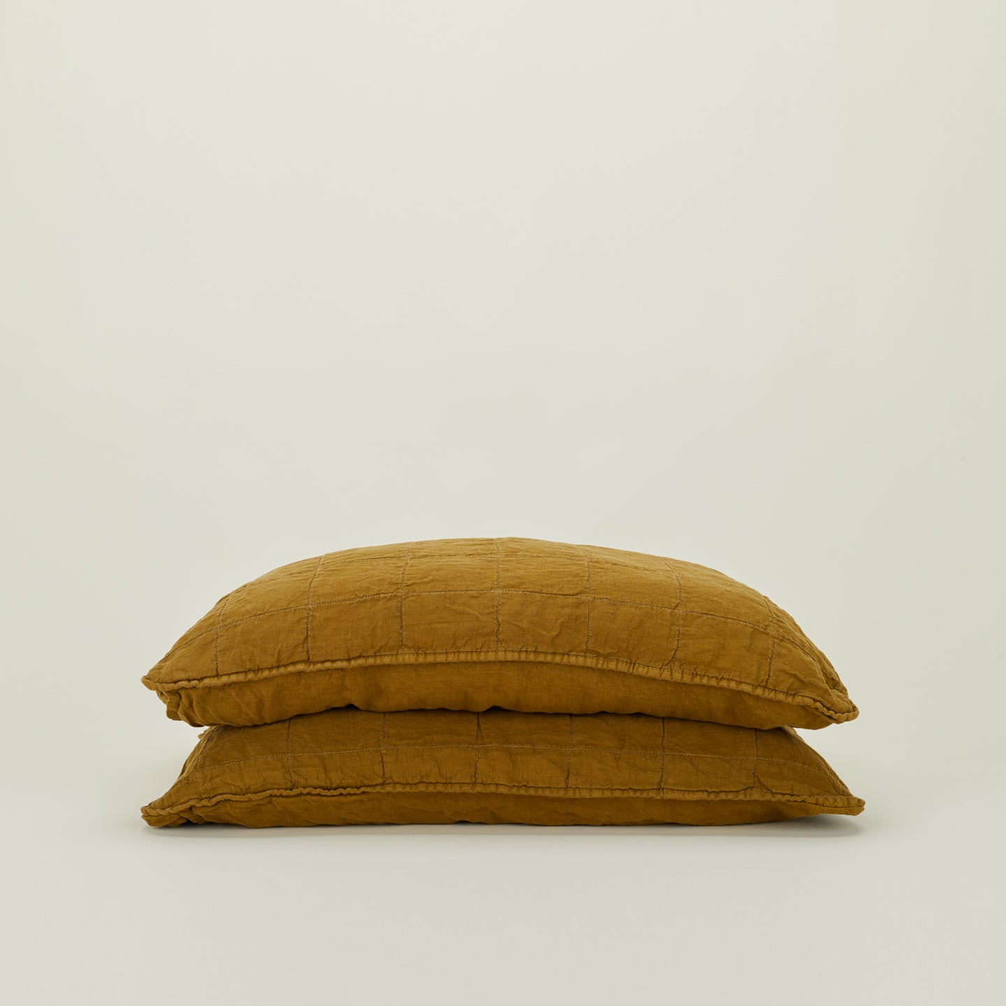 Hawkins New York Bedding Bronze Simple Linen Euro Sham