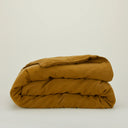 Hawkins New York Bedding Bronze Simple Linen Quilt - Queen