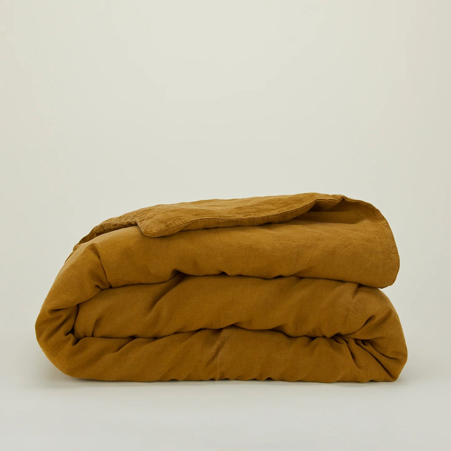 Hawkins New York Bedding Bronze Simple Linen Quilt - Queen