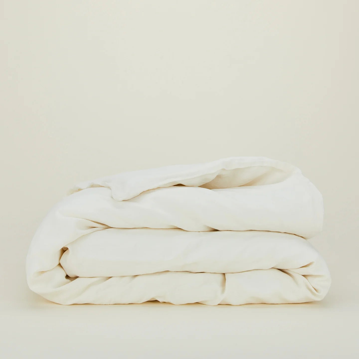 Hawkins New York Bedding Ivory Simple Linen Bedding - Queen Duvet Cover