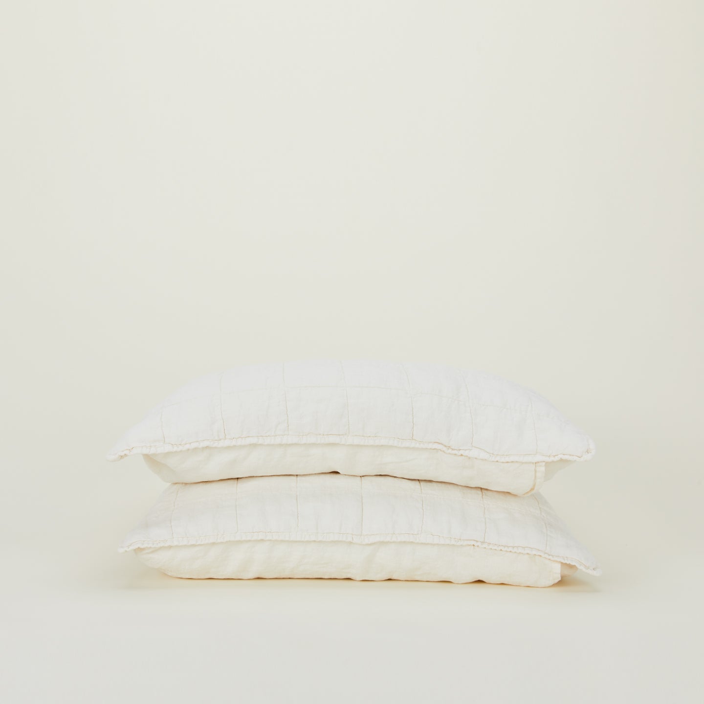 Hawkins New York Bedding Ivory Simple Linen Euro Sham