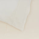 Hawkins New York Bedding Ivory Simple Linen Pillowcases - King Pair