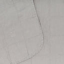 Hawkins New York Bedding Light Grey Simple Linen Quilt - King