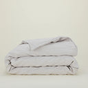 Hawkins New York Bedding Light Grey Simple Linen Quilt - Queen
