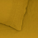 Hawkins New York Bedding Mustard Simple Linen Pillowcases - King Pair