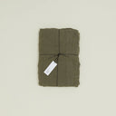 Hawkins New York Bedding Olive Simple Linen Bedding - Queen Flat Sheet