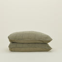Hawkins New York Bedding Olive Simple Linen Euro Sham