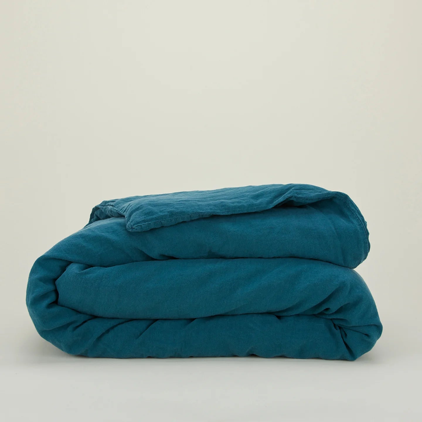 Hawkins New York Bedding Peacock Simple Linen Quilt - Queen