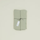 Hawkins New York Bedding Sage Simple Linen Bedding - King Flat Sheet