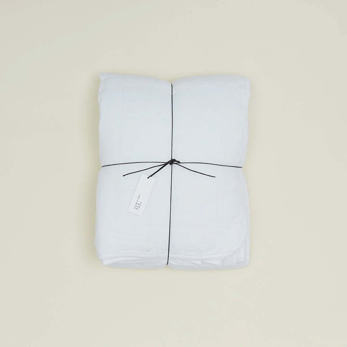 Hawkins New York Bedding Simple Linen Quilt - King