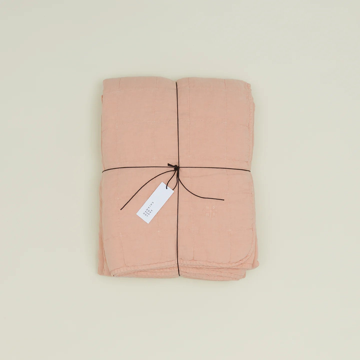 Hawkins New York Bedding Simple Linen Quilt - King