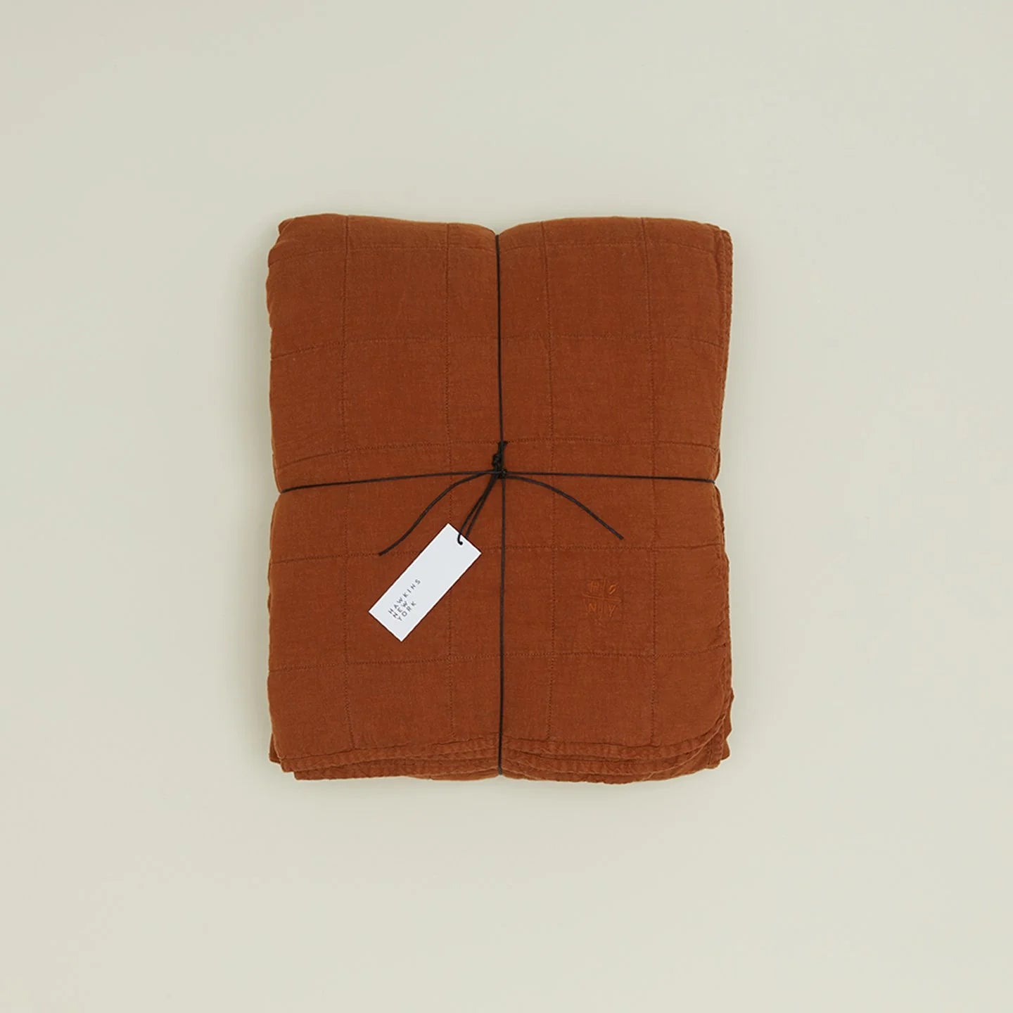 Hawkins New York Bedding Simple Linen Quilt - King