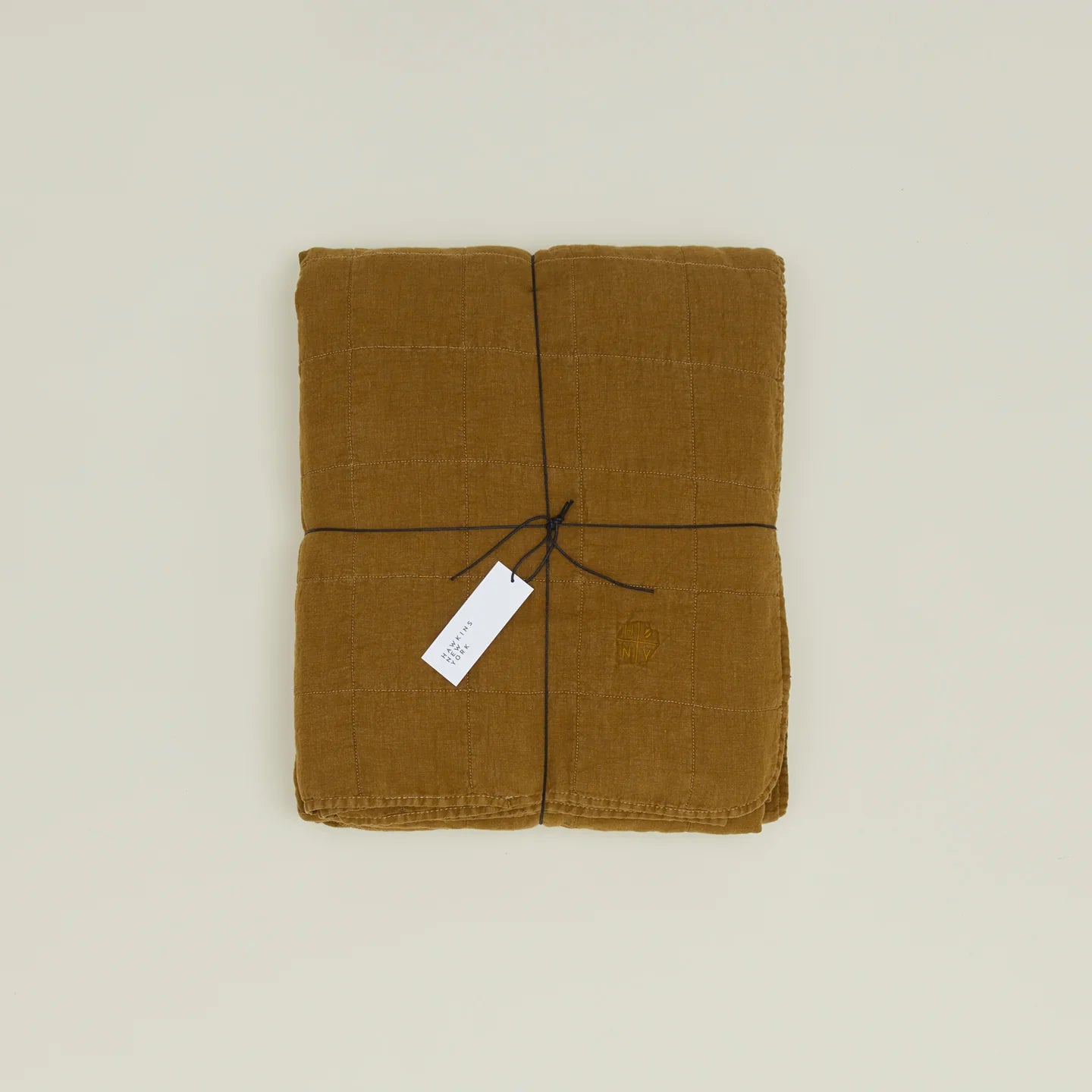 Hawkins New York Bedding Simple Linen Quilt - King