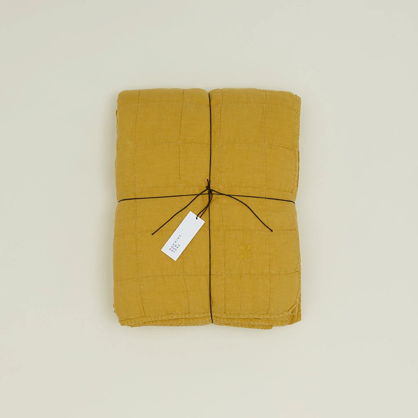 Hawkins New York Bedding Simple Linen Quilt - King