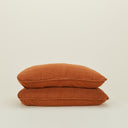 Hawkins New York Bedding Terracotta Simple Linen Euro Sham