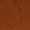 Hawkins New York Bedding Terracotta Simple Linen Quilt - King