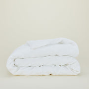 Hawkins New York Bedding White Simple Linen Bedding - King Duvet Cover
