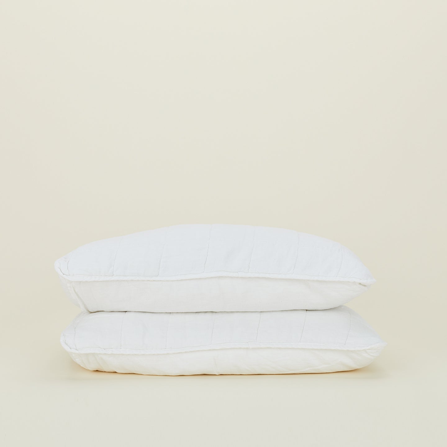 Hawkins New York Bedding White Simple Linen Euro Sham