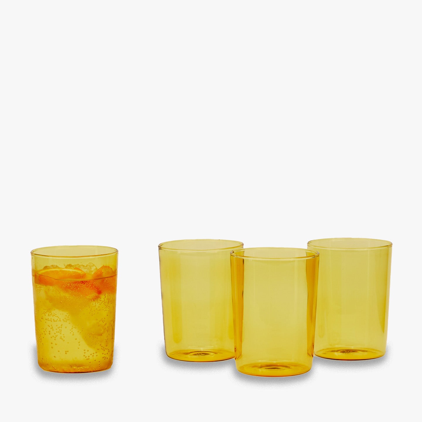 Hawkins New York Kitchen Amber Essential Glassware (Set of 4) Large