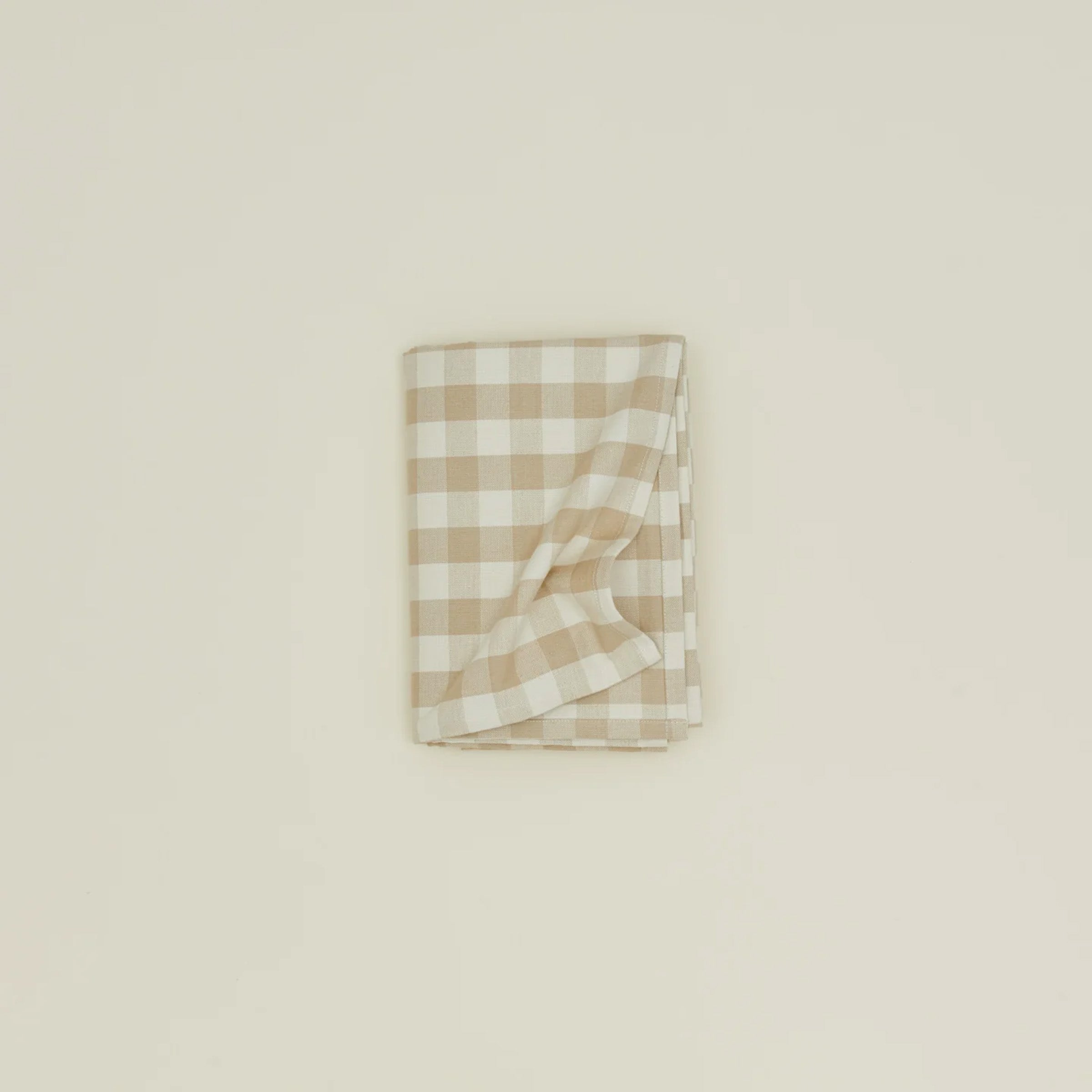 Hawkins New York Kitchen Ivory/Flax / O/S Essential Gingham Tablecloth, Ivory/Flax