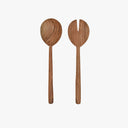 Hawkins New York Kitchen Walnut Hand Carved Wood Serving Set