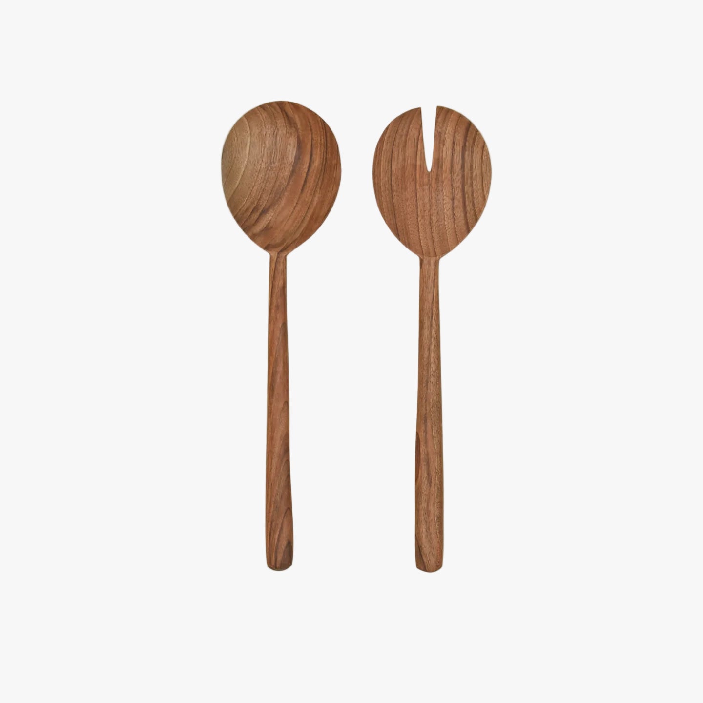 Hawkins New York Kitchen Walnut Hand Carved Wood Serving Set