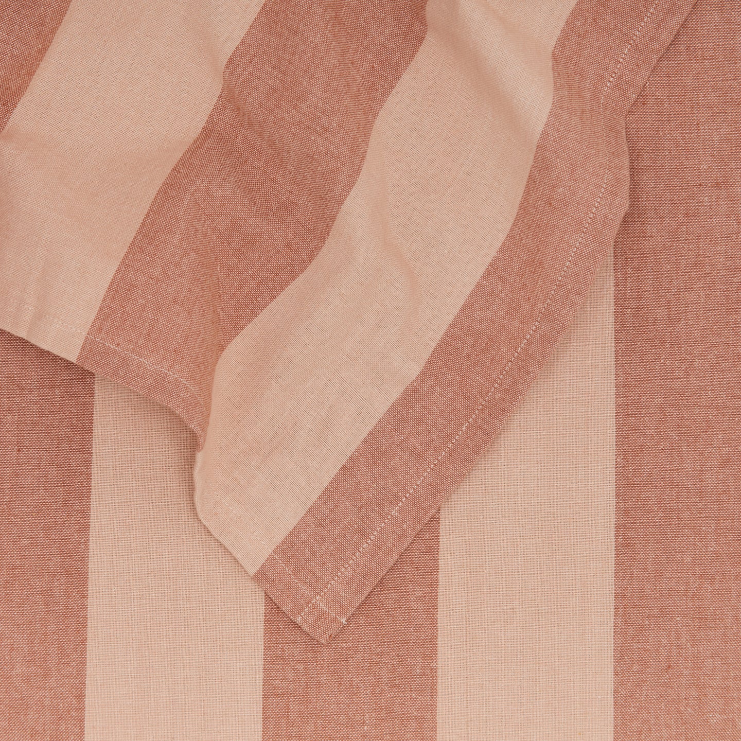 Hawkins New York PANTRY - Home Essential Striped Tablecloth, Blush/Terracotta