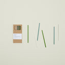 Hawkins New York PANTRY - Kitchen Cool Essential Glass Straws - Set of 6
