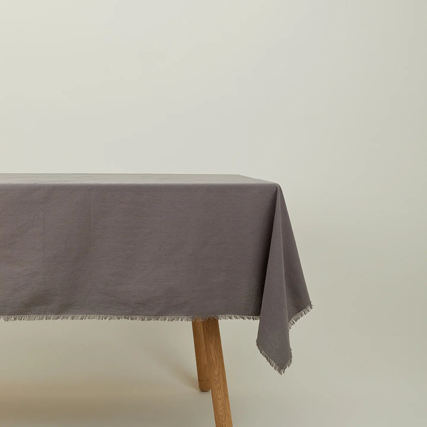 Hawkins New York PANTRY - Kitchen Essential Cotton Tablecloth, Dark Grey