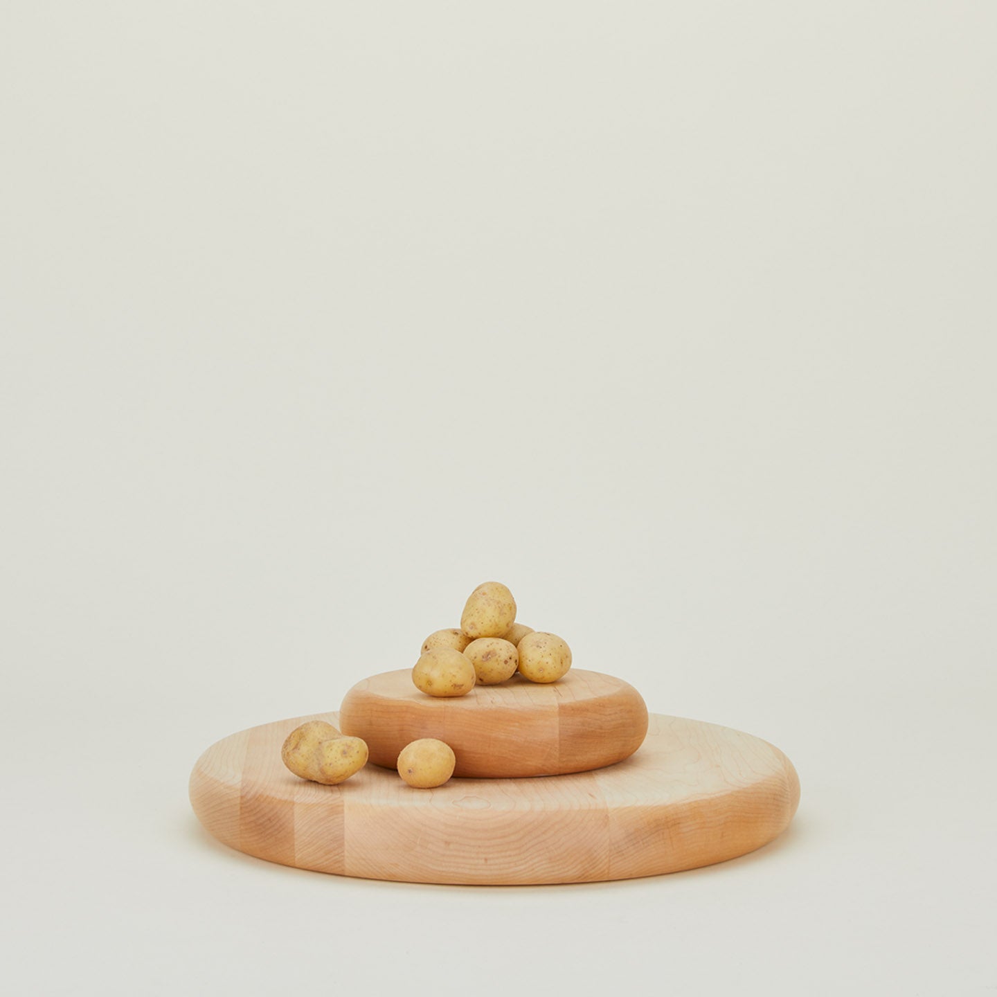 Hawkins New York PANTRY - Kitchen One Size Simple Wood Round Chopping Block - Large, Wood