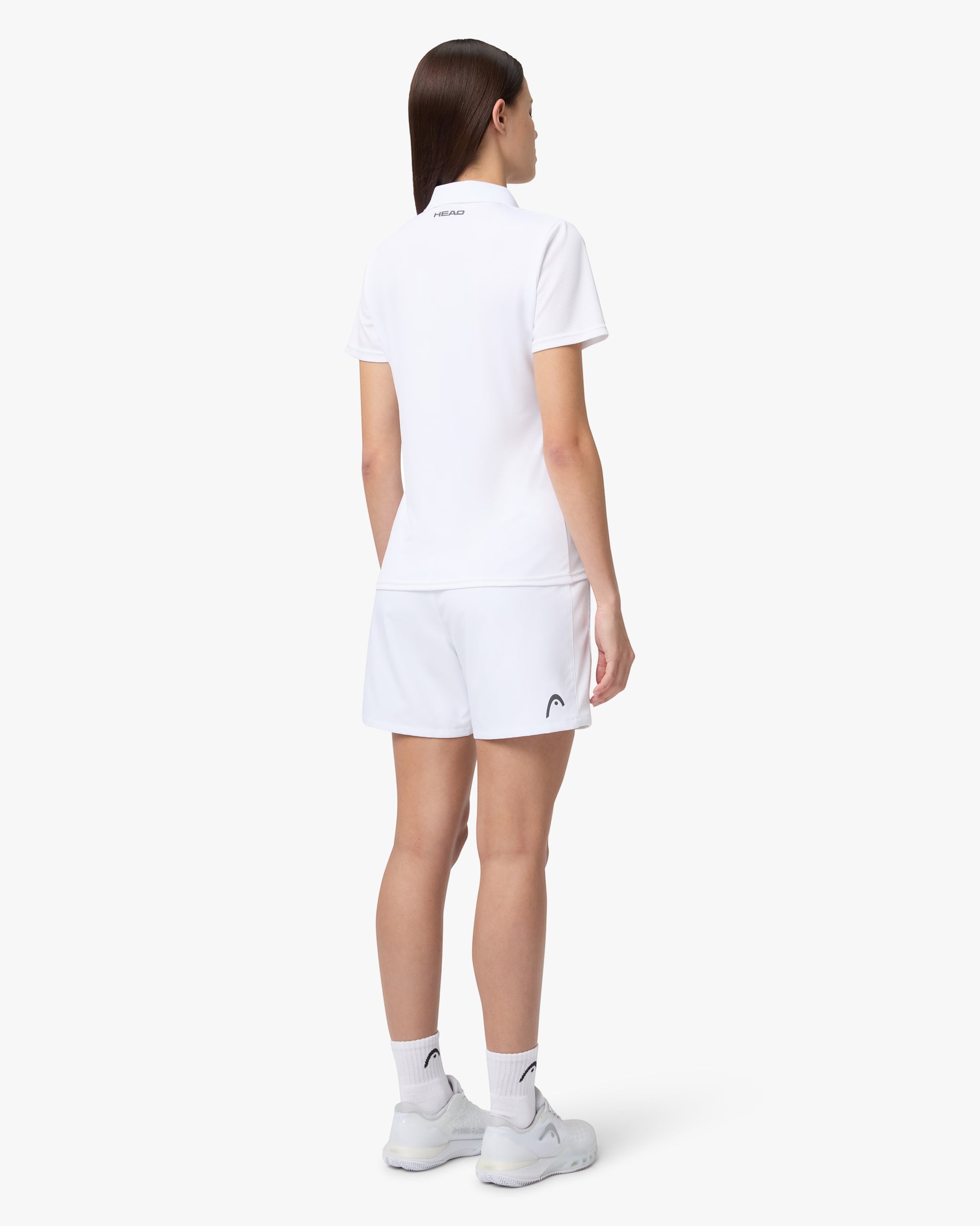 HEAD Sportswear W Polo CLUB 25 TECH Polo Shirt Women - White