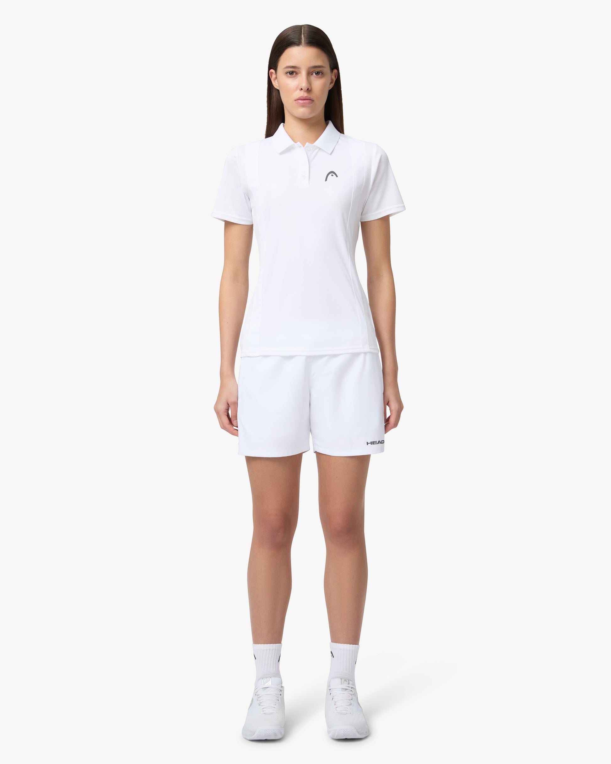HEAD Sportswear W Polo CLUB 25 TECH Polo Shirt Women - White
