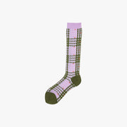 Henrik Vibskov Socks OS Procheck Socks -  Lavender Check