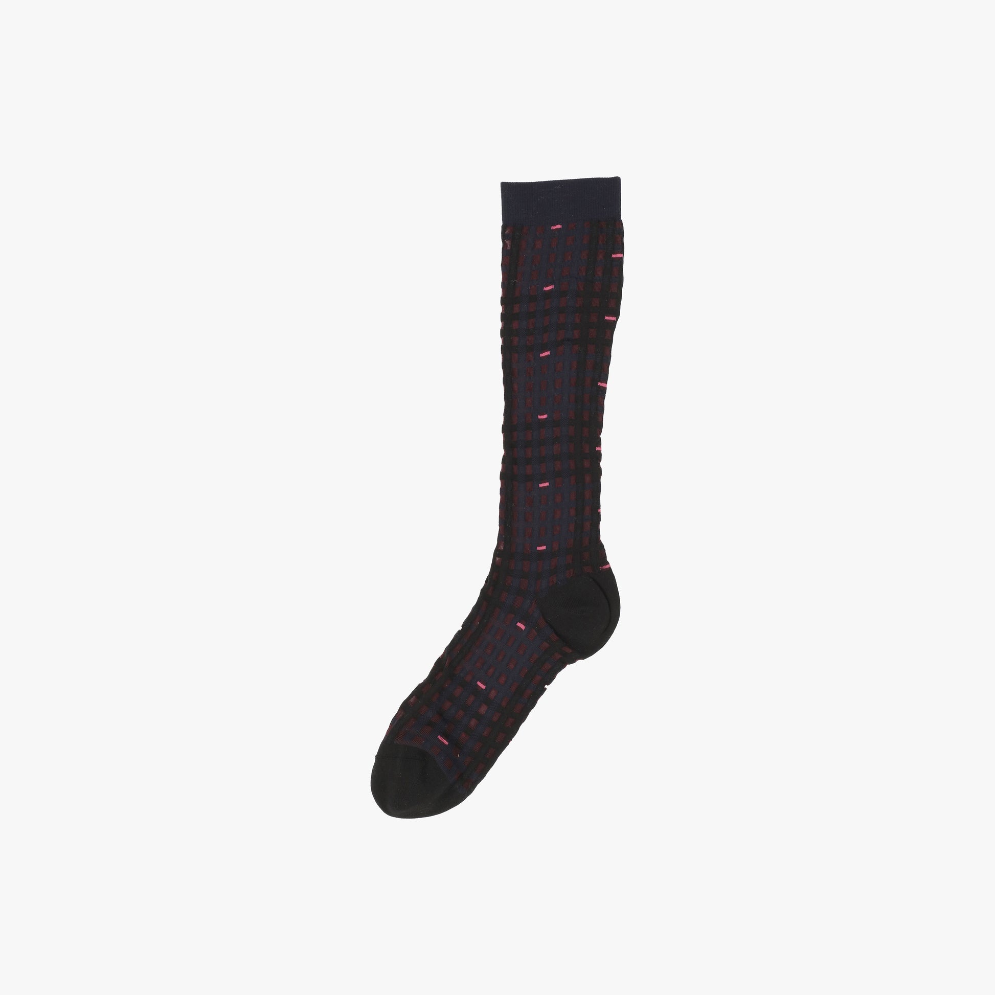 Henrik Vibskov Socks OS Procheck Socks -  Navy Check