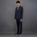 Herno M Blazer M Laminar Matte Finish Blazer, Navy