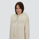 Herno Scarf Mongolian Collar - Bianco