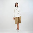 Herno W Blazer W Light Linen DB Blazer, Bianco