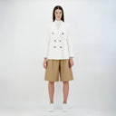Herno W Blazer W Light Linen DB Blazer, Bianco