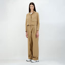 Herno W Blazer W Scuba Short Jacket Patch Pockets, Camel