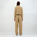 Herno W Blazer W Scuba Short Jacket Patch Pockets, Camel