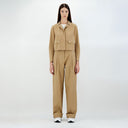 Herno W Blazer W Scuba Short Jacket Patch Pockets, Camel