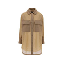 Herno W Jacket W Ripstop Shirt Jacket, Verde Militare