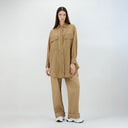 Herno W Jacket W Ripstop Shirt Jacket, Verde Militare